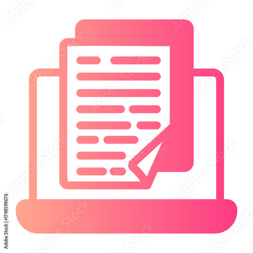 ebook gradient icon