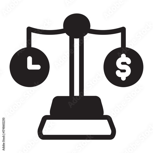 budget glyph icon