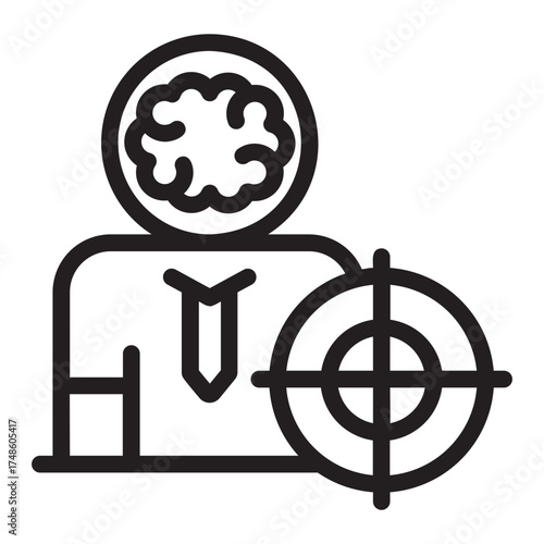 target line icon
