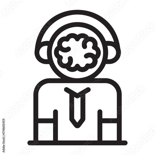 audio guide line icon