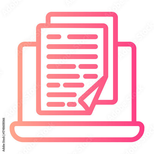 ebook gradient icon