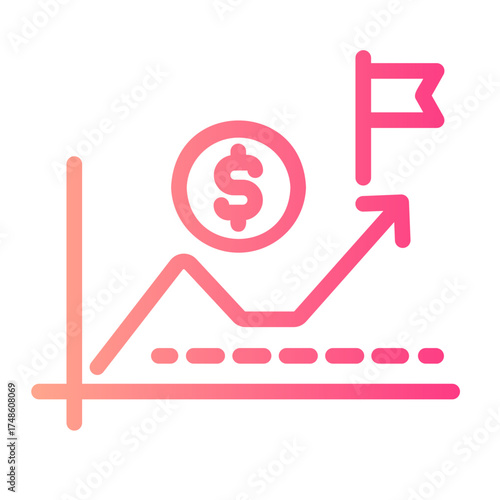 goal gradient icon