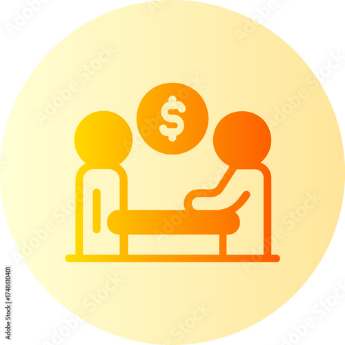 shareholder gradient icon