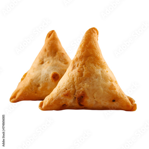 cookies on white background