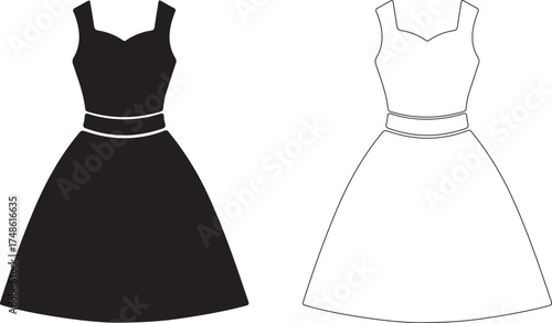 set of wedding dresses
