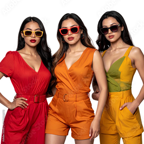 group of young people in sunglasses