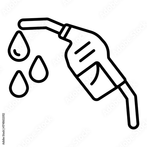 Premium download icon of petrol nozzle 