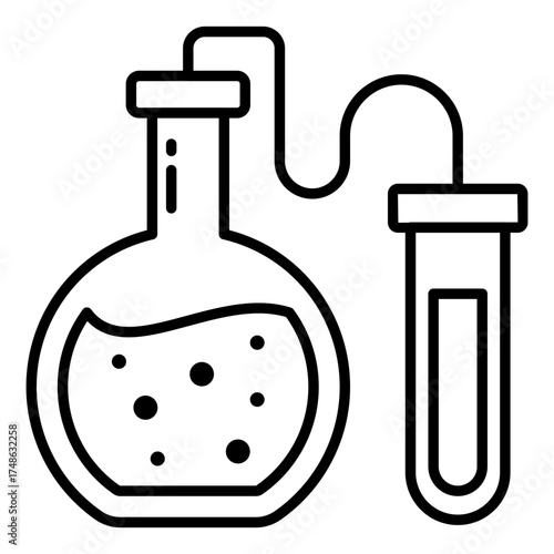 Perfect design icon of chemical reaction