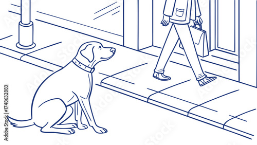 Urban Scene, Illustration, Calm Environment, Side View, Vector Art