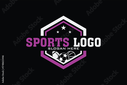 All sport logo vector graphic for any business especially for sport team, club, community.