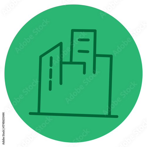 Green City Icon Logo