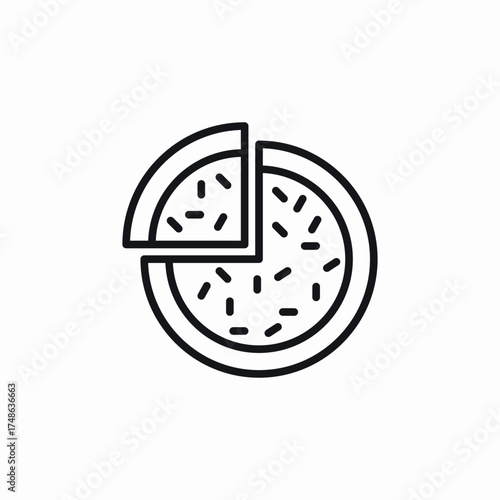 pizza food icon sign vector