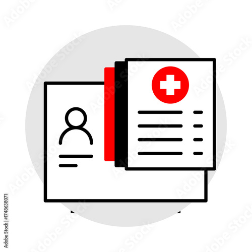 Telepharmacy Icon, Online pharmacy service, Remote prescription services, Digital medication consultation, E-pharmacy solutions, and Online drug delivery. Vector illustration.