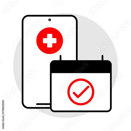 Genetic Testing Icon, DNA analysis, Genetic screening, Health risk detection, DNA testing, and Personalized health solutions. Vector illustration.