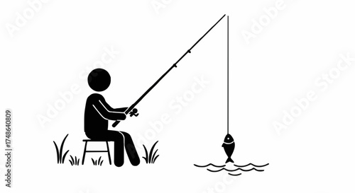 Fishing vector illustration, #22
