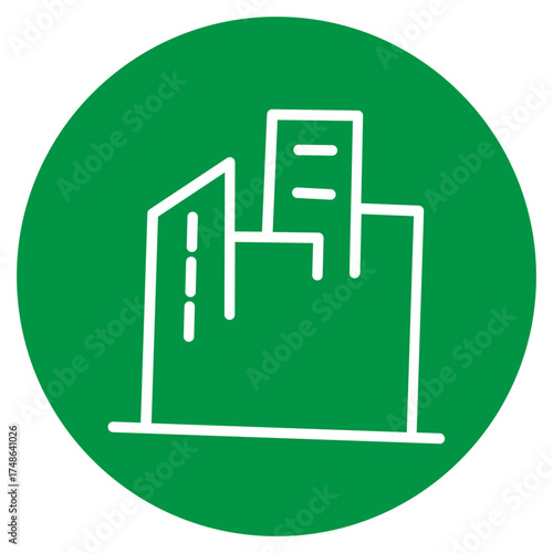 Green City Icon Logo