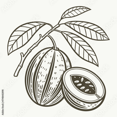  malabar plum vector