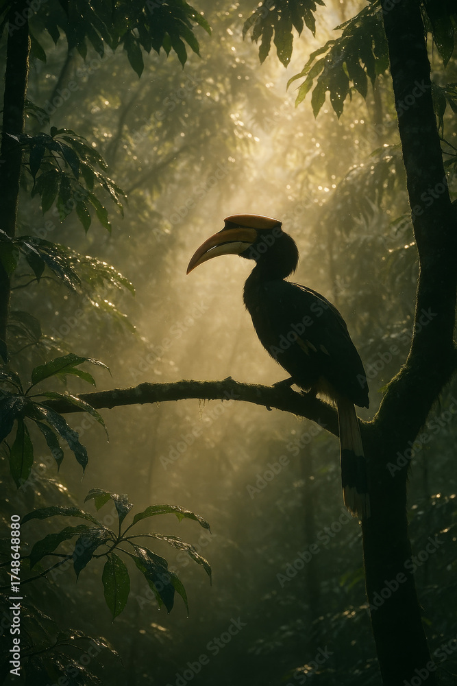 Obraz premium toucan in the forest