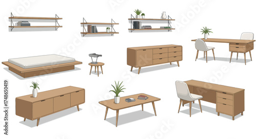 Modern Wooden Furniture Collection for Contemporary Living Spaces
