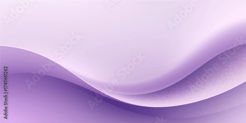 Abstract violet and blue wave pattern design with flowing curves and light lines
