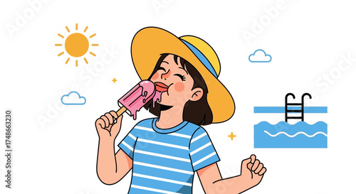 Summer Time Treats, Sun-Kissed Bliss, And Poolside Coolness: A Happy Day