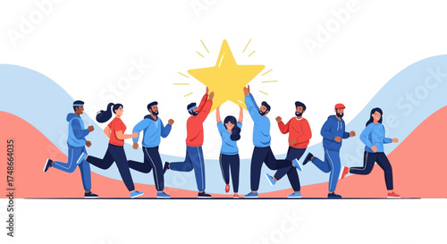 Team Achieves Goal as Individuals Strive Towards Success and Awards