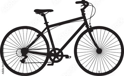 Diverse collection of black vehicle silhouettes including cars trucks and motorcycles perfect for transportation graphics