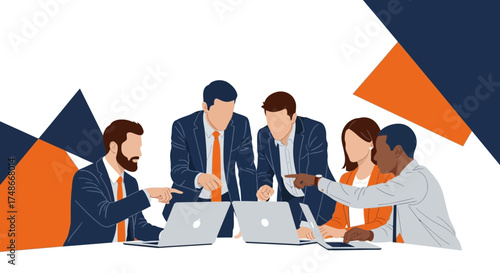 Team Collaboration in Office Setting for Problem-Solving and Strategic Planning