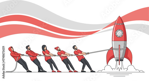Teamwork Propels Rocket: Collaborative Effort To Reach New Heights With Innovation And Ambition