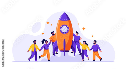 Teamwork Supports Rocket Launch: A Collaborative Effort Toward Innovation and Future Growth