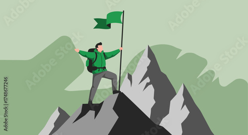 Triumph Of The Ascendant:  Achieving A Summit Milestone And Symbol of Victory