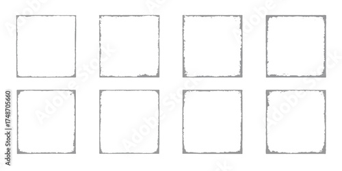 An antique wooden frame holds a set of blank paper sheets for decoration or art design