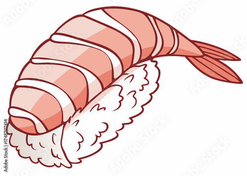 vector illustration of sausage
