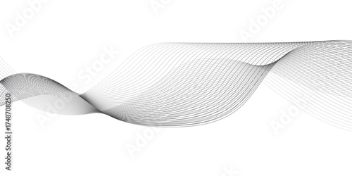 Abstract voice sound wave pattern element, Voice sound wave liens and audio technology background.	