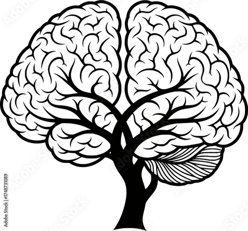 Tree of Knowledge Brain as Foliage, Intelligence, and Mind Growth