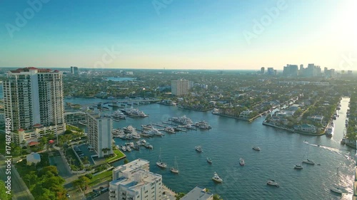 Las Olas Area Drone Footage, Fort Lauderdale Waterfront and City Life
