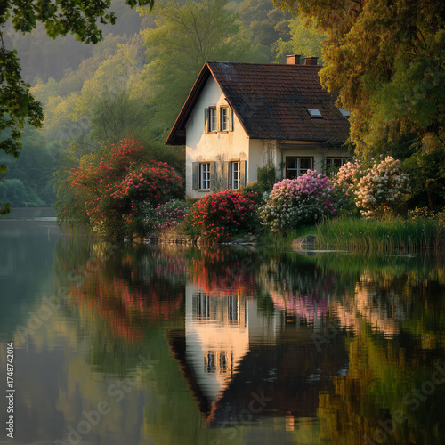 house on the lake