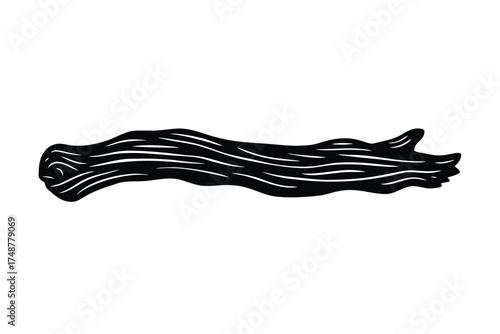 driftwood silhouette vector art