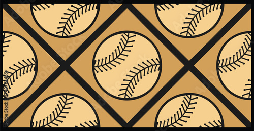 Vintage Floral Harmony: Seamless Trailing Vine Pattern with Delicate Leaves and Flowers in Beige on a Black Canvas