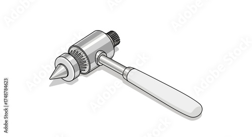 Illustration of a Myringotomy Knife for Surgical Procedures and Medical Needs
