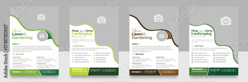 This editable social media flyer template enhances your garden services' online presence. It is perfect for promoting landscaping, lawn care, and outdoor design services across various platforms. 