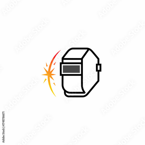 welder industrial vector logo