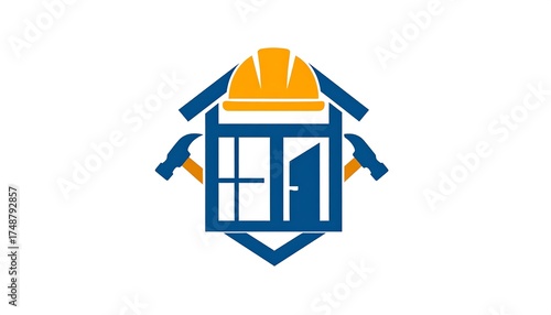 Home Improvement Construction Logo Design.