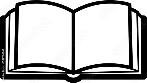 open book vector illustration
