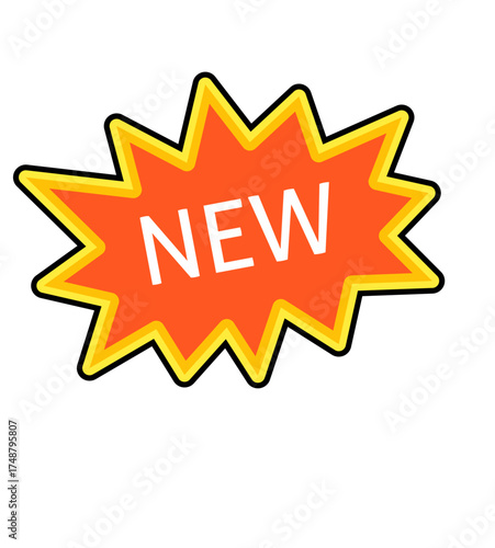 surprised cloud icon, boom, bang, latest in promo packaging. cloud with sharp angles