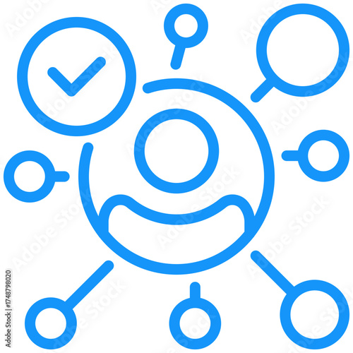 connection icon isolated on white background. vector illustration icon for hybrid working model and other business
