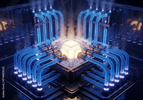 Advanced Technology Cooling System for High-Performance Computing Renders