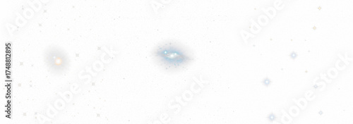 Photos Night sky stars isolated overlay on transparent background, realistic star field