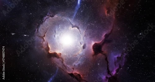 Wallpaper Mural Hypnotic visual journey through a simulated supernova, highlighting the chaotic yet organized expansion of stellar material. no data Torontodigital.ca