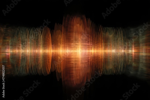 Vibrant abstract pattern wi...